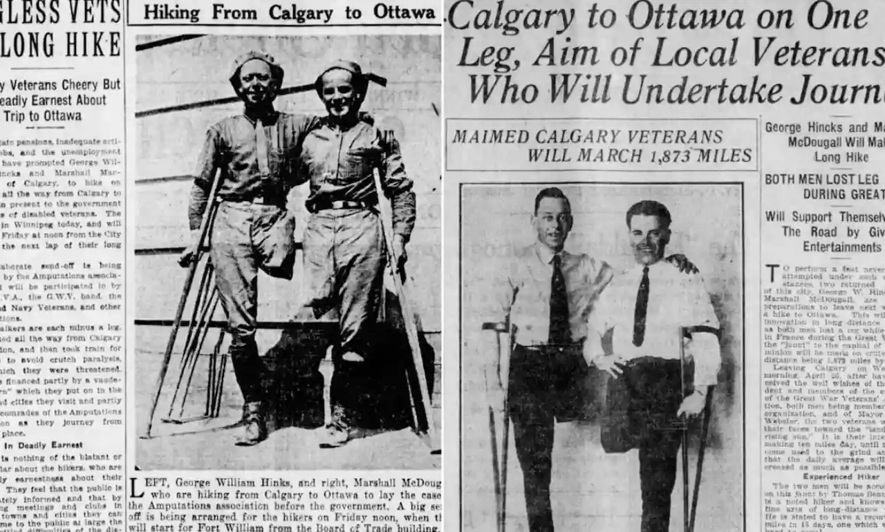 سفر باورنکردنی دو مجروح جنگ جهانی