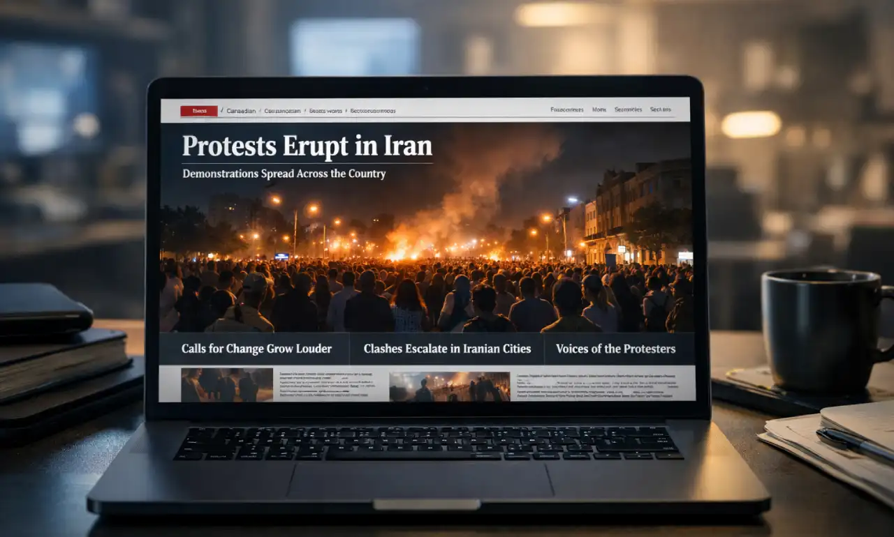 پوشش اعتراضات در ایران در رسانه های کانادا