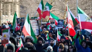 راهپیمایی همبستگی با معترضان ایران در کانادا