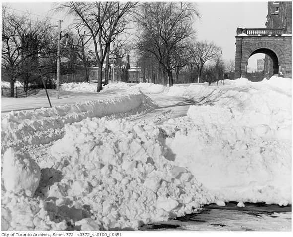 The great snow storm of 1944