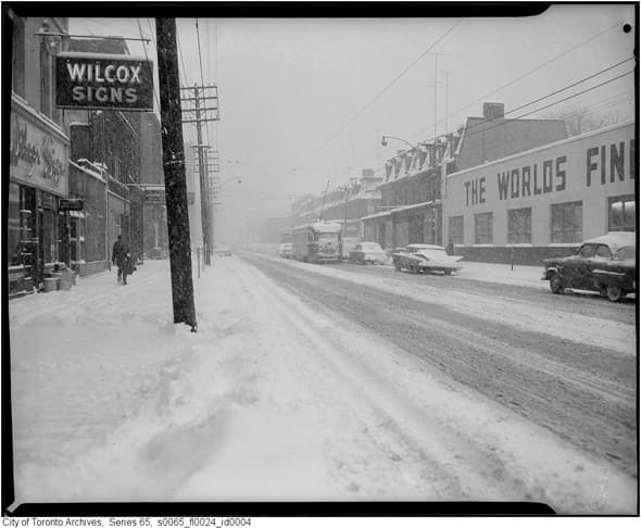 Near King and John streets, 1961