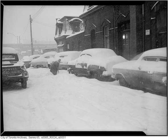 More shovelling, 1961