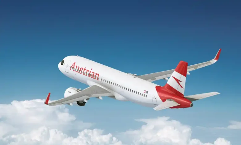 پرواز هواپیمایی اتریش به تهران