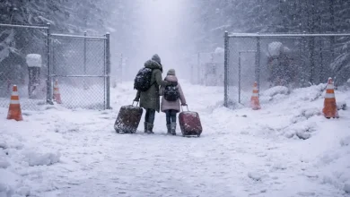 این مادر پناهجو همراه با دختر خردسالش برای رسیدن به کانادا با مرگ قمار کرد