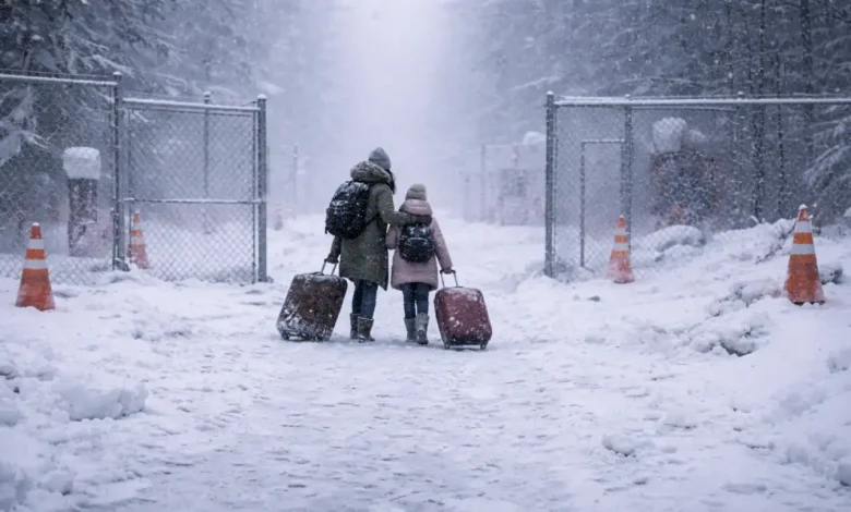 این مادر پناهجو همراه با دختر خردسالش برای رسیدن به کانادا با مرگ قمار کرد