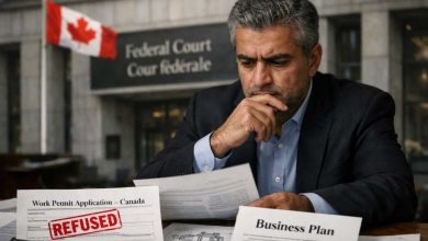 رد درخواست یک کارآفرین ایرانی برای دریافت ورک‌پرمیت در کانادا